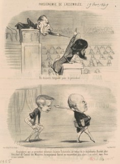 Un discours fatiguant pour le président, 19th century. Creator: Honore Daumier.