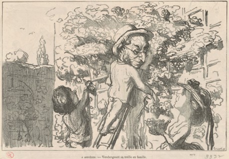 A asniéres, 19th century. Creator: Honore Daumier.