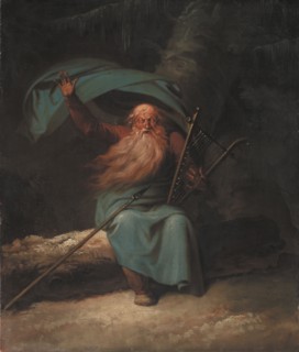 Ossian Singing His Swan Song, 1780-1782. Creator: Nicolai Abraham Abildgaard.
