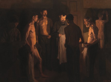 Bedtime at the Shelter, 1901. Creator: Jens Birkholm.