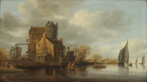 Dutch River View, 1615-1677. Creators: Jan van Goyen, Jan Coelenbier.