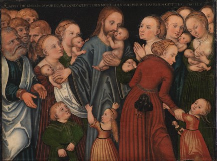 Christ Blessing the Children, 1537-1553. Creator: Lucas Cranach the Elder.