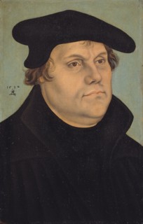 Portrait of Martin Luther, 1532. Creator: Lucas Cranach the Elder.
