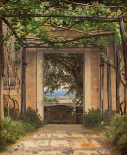 A Pergola, Italy, 1814-1816. Creator: CW Eckersberg.