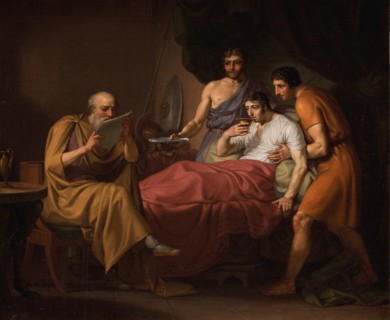 Alexander the Great on his Sickbed, 1806. Creator: CW Eckersberg.