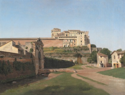 Porta Angelica and Part of the Vatican, 1813. Creator: CW Eckersberg.