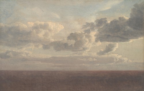 Study of Clouds over the Sea;A Cloudscape, 1826. Creator: CW Eckersberg.