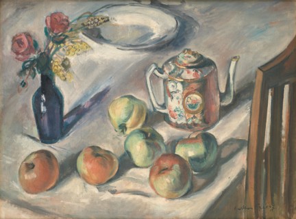 Still Life with Apples, 1915. Creator: Othon Friesz.