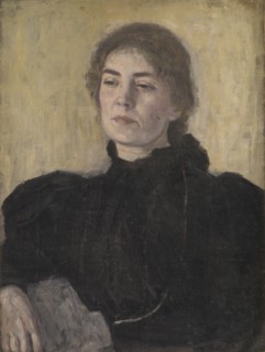 Thora Bendix, née Anne Victoria Sundberg, 1896. Creator: Vilhelm Hammershøi.