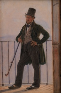The Painter Albert Küchler, 1837. Creator: Constantin Hansen.