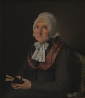 Maria Magdalena Jensen, née Jessen, the Artist's Mother, 1821-1822. Creator: Christian Albrecht Jensen.