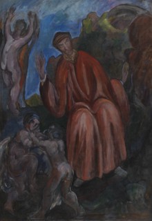 Dante. Prophets, Opus I, 1912. Creator: Jens Adolf Emil Jerichau.