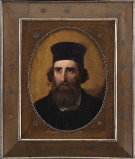 Portrait of the Danish painter Thorald Læssoe (1816-1878), 1868. Creator: Elisabeth Baumann.