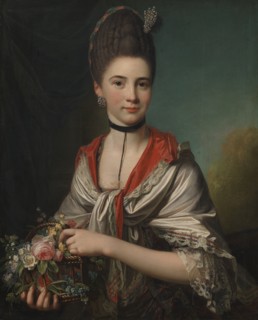 Portrait of Anna Elisabeth Battier, née Storp, 1771. Creator: Jens Juel.