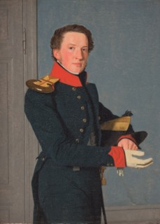 Portrait of the Naval Lieutenant D. Christen Schifter Feilberg, 1832-1836. Creator: Christen Købke.