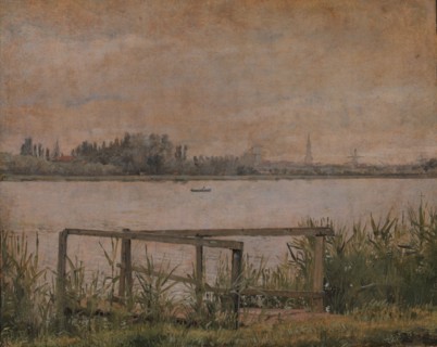 View of Copenhagen seen from Dosseringen, 1835-1838. Creator: Christen Købke.