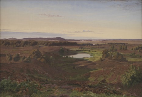 Landscape in the North of Zealand. Afternoon, 1849. Creator: Vilhelm Kyhn.