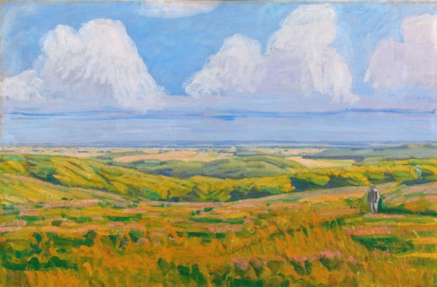 View from Korsdalen. Hammer Hills, 1926. Creator: Niels Larsen Stevns.