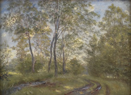 A River near Meilgård Manor, Jutland, 1894. Creator: Theodor Esbern Philipsen.