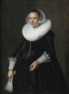 Portrait of a Lady, 1635. Creators: Nicolaes Eliasz Pickenoy, Michiel van Mierevelt.