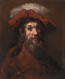Sketch for The Knight with the Falcon, known as "The Crusader";The Crusader, 1659-1661. Creator: Rembrandt Harmensz van Rijn.
