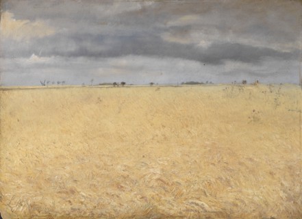A Rye Field near Ring Village, 1887. Creator: Laurits Andersen Ring.