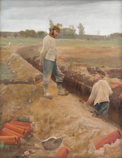 Drain Diggers, 1885. Creator: Laurits Andersen Ring.