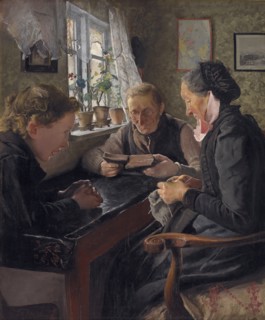 The Grandparents' Sunday, 1898. Creator: Laurits Andersen Ring.