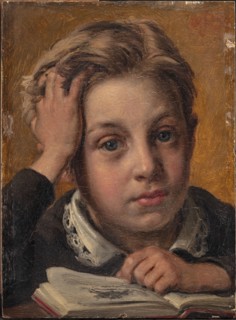The Artist's Son Holger at the Age of Ten, 1856. Creator: Jorgen Pedersen Roed.
