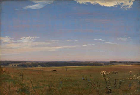 View towards the Beldringe manor, 1847. Creator: Peter Christian Thamsen Skovgaard.