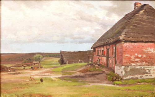 A house on Alheden, 1912. Creator: Hans Smidth.