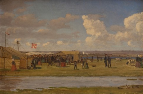 Fur market, 1860-1900. Creator: Hans Smidth.