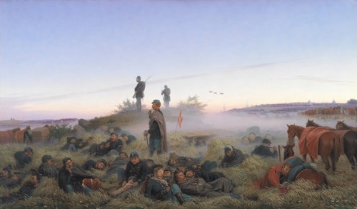 The Morning After the Battle of Isted 25 July 1850, 1876. Creator: Jorgen Sonne.