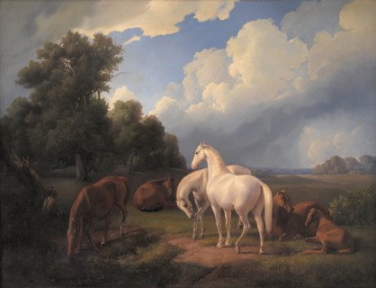 Lucia, Whimsey, Bellona, Hertha, Olga, 1848. Creator: Fritz Thomsen.