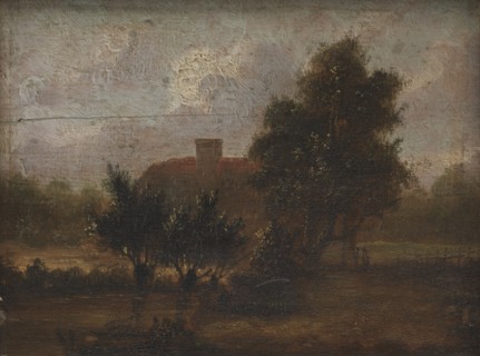 Landscape, 1801-1900. Creator: Meindert Hobbema.