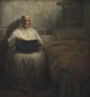 Leonora Christina in the Maribo Monastery, 1882. Creator: Kristian Zahrtmann.