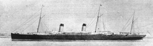 ''The S.S. "Teutonic" Fastest across the Atlantic Westwards and Eastwards', 1891. Creator: Unknown.