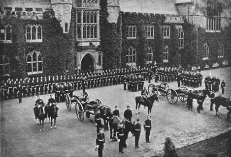 '' Young England -- Parade of the Cadets at Malvern College', 1891. Creator: George Meisenbach.