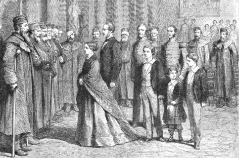 'H.R.H. The Prince of Wales accompanying Her Majesty at the Decoration of the Crimea...', 1891. Creator: Unknown.