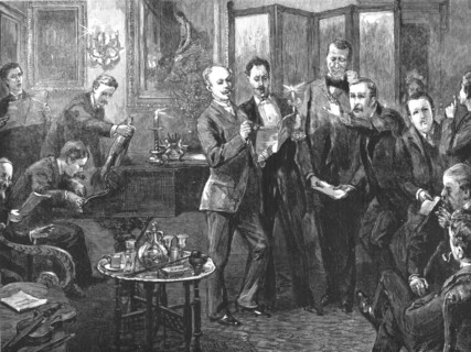 ''"Friends Of Harmony"', 1891. Creator: Sydney Prior Hall.