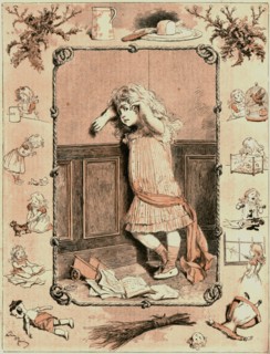 ''The Naughty Girl's Christmas', 1891. Creator: Adrien Marie.