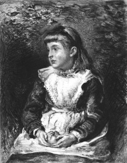 'Forbidden Fruit', after John Everett Millais, Esq., R.A., c1880-83. Creator: Charles Waltner.