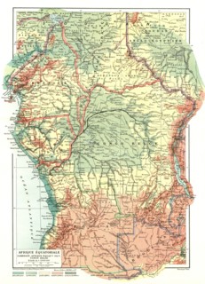 ''Map, Afrique Equatoriale; L'Ouest Africain', 1914. Creator: Unknown.