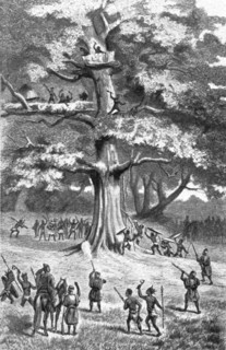 ''Nachtigal assiste a une chasse aux esclaves; L'Ouest Africain', 1914. Creator: Unknown.
