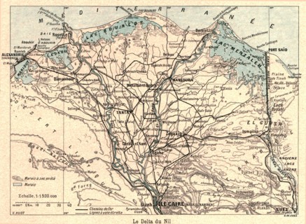 ''Le Delta du Nil; Le Nord-Est Africain', 1914. Creator: Unknown.