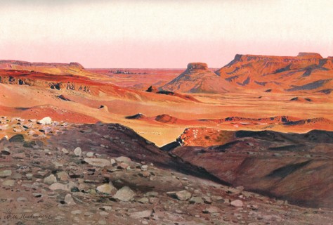 ''Dans le desert de Libye; Le Nord-Est Africain', 1914. Creator: Unknown.