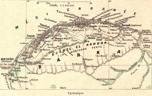 ''Cyrenaique; Le Nord-Est Africain', 1914. Creator: Unknown.