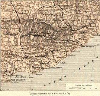 ''Districts orientaux de la Province du Cap; Afrique Australe', 1914. Creator: Unknown.