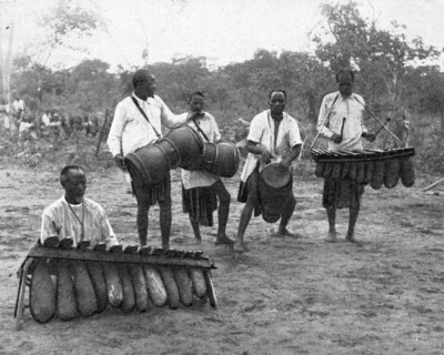 ''Musiciens du Barotse; Afrique Australe', 1914. Creator: Unknown.