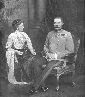 L'Archiduc Francois-Ferdinand et la Duchesse de Hohenberg', 28 juin 1914 Creator: Kovel.